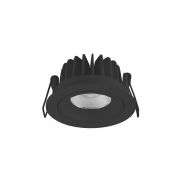 Artdelight Venice 1210 - spot encastré - Ø 90 mm, Ø 83 mm encastré - 10W LED dimmable inclus - IP44 - noir