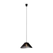 Maxlight Amalfi I - lampe suspendue - Ø 45 x 165 cm - noir