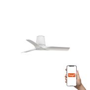Faro Hey Tub S Tuya Smart - ventilateur de plafond - Ø 90 cm - blanc mat