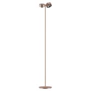 VK Lighting Aura - lampadaire - Ø 28 x 156,7 cm - 2 x 10W dimmable LED inclus - or rose