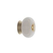 VK Lighting Arbor - applique murale - Ø 20 x 15,5 cm - 9W LED inclus - blanc et or champagne