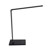 VK Lighting Nia - lampe de table - 19 x 38 x 12 cm - 7W dimmable LED inclus - noir