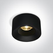 ONE Light Recessed Spots Fixed LED - spot à encastrer - Ø 84 mm, Ø 72 mm taille d'encastrement - 12W LED inclus - noir
