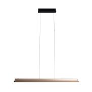 Maxlight Jo-Jo - lampe suspendue - 124 x 6 x 195 cm - 38W LED inclus - 2700K-5500K - or et noir