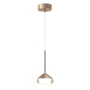 Artdelight Phoenix – suspension – Ø 11,6 x 8,2 cm – 7W LED dimmable inclus – champagne