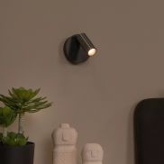 Lucide Toni - applique murale rechargeable - Ø 8,1 x 12,4 cm - 2W LED dimmable inclus - gris