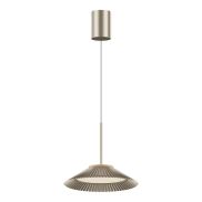 VK Lighting Amelie - lampe suspendue - Ø 30 x 325,2 cm - 18W dimmable LED inclus - or champagne