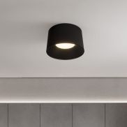 Nova Luce Atil - plafonnier - Ø 50 x 30 cm - 35W LED inclus - noir sablé