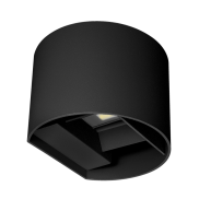 Century Italia Up & Down - applique murale - 13,5 x 12 x 10 cm - 10W LED inclus - couleur de lumière réglable - IP65 - noir