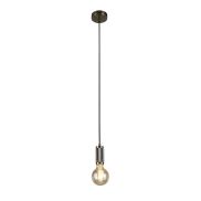 Searchlight - lampe suspendue - Ø 10 x 300 cm - laiton et or