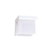 VK Lighting Neon - applique murale d'extérieur - 11,5 x 11,5 x 13 cm - 9W LED inclus - IP65 - blanc