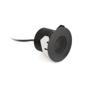Faro Grund - spot rond pour l'extérieur - Ø 92 mm, Ø 68 mm à encastrer - 13W LED inclus - IP67 - noir