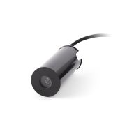 Faro Grund - spot rond pour l'extérieur - Ø 37 mm, Ø 32 mm à encastrer - 2W LED inclus - IP67 - noir - couleur de lumière blanc chaud (3000K)