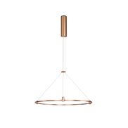 Nova Luce Dion - structure circulaire magnétique - Ø 60 x 120 cm - convient à un maximum de 60W LED - or satiné