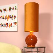 Lucide Esterad - lampadaire - Ø 34 x 100 cm - jaune ocre