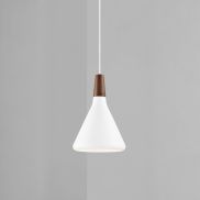 Design for the People Nori 18 - lampe suspendue - Ø 18 x 35,5 cm - blanc