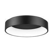 Nova Luce Rando - plafonnier - Ø 60 x 13 cm - 42W LED inclus - noir