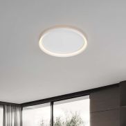 Nova Luce Ormi - plafonnier - Ø 60 x 7 cm - 48W dimmable LED inclus - blanc sablé