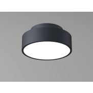 Artdelight Chicago - plafonnier - Ø 15 x 6,8 cm - 9,8W LED dimmable inclus - noir
