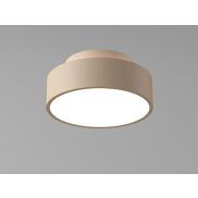 Artdelight Chicago - plafonnier - Ø 15 x 6,8 cm - 9,8W LED dimmable inclus - champagne