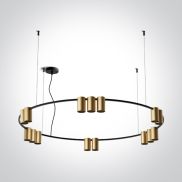 ONE Light Pendants - lampe suspendue - Ø 100 x 150 cm - laiton brossé
