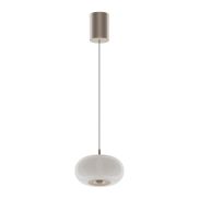VK Lighting Arbor - lampe suspendue - Ø 20 x 325,3 cm - 12W dimmable LED inclus - blanc et or champagne