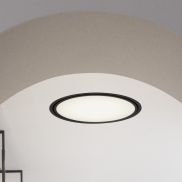 Nova Luce Perfect Profile Trimless - spot à encastrer avec télécommande (incl.) - Ø 640 mm, 625 mm encastré - 40W LED dimmable inclus - 2700K-6000K - noir