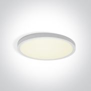 ONE Light Plafo - plafonnier - Ø 23 x 2,5 cm - 18W LED inclus - blanc
