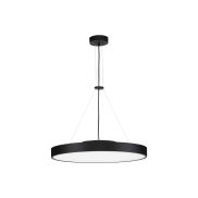 Nova Luce Perfect Profile - lampe suspendue sur télécommande (excl.) - Ø 60 x 120 cm - 40W LED dimmable inclus - 2700K-6000K - noir