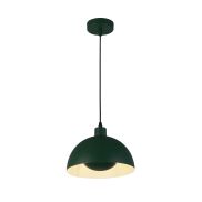 Searchlight Mars - lampe suspendue - Ø 25 x 150 cm - vert mat et crème