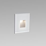 Faro Dart - applique encastrée - 8 x 3,6 x 8 cm - 2W LED inclus - IP65 - blanc mat