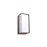 VK Lighting Neon - applique murale d'extérieur - 13,5 x 26 x 12 cm - 12W LED inclus - IP65 - marron