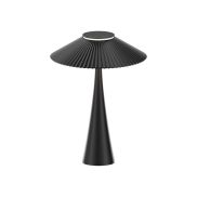VK lighting Amelie - lampe de table - Ø 30 x 40,7 cm - 18W dimmable LED inclus - noir