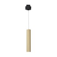 Nova Luce Jazz - lampe suspendue pour système de profilés magnétiques - Ø 3 x 150 cm - 10W LED inclus - laiton satiné