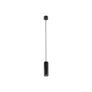 VK Lighting Edelle - suspension - Ø 5,6 x 173 cm - noir