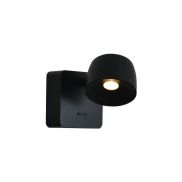 VK Lighting Pop - applique murale - 8 x 8 x 11,7 cm - 5,8W LED inclus - noir