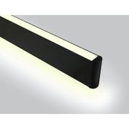 ONE Light Up & Down LED Linear Profiles - lampe suspendue - 117,5 x 2,2 x 8,5 cm - 40W LED inclus - noir - couleur de lumière blanc chaud