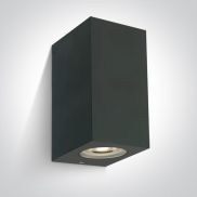 ONE Light GU10 Outdoor Cube Lights - applique murale -  9 x 7 x16 cm - IP65 - anthracite
