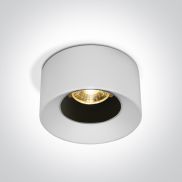 ONE Light Recessed Spots Fixed LED - spot à encastrer - Ø 65 mm, Ø 54 mm taille d'encastrement - 7W LED inclus - blanc