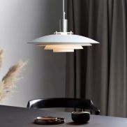 Nordlux Bretagne - lampe suspendue - Ø 38 x 217 cm - blanc