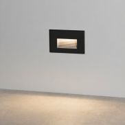 Nova Luce Polka - applique encastrée - 12 x 8 x 7,4 cm - 4W LED inclus - IP65 - noir sablé