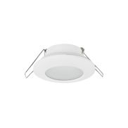 Nova Luce Tex - spot encastrable - Ø 93 mm, Ø 60 mm encastrable - IP44 - blanc sable