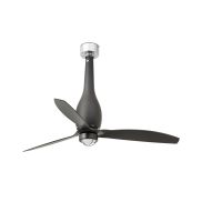 Faro Eterfan - ventilateur de plafond avec lumière et télécommande - Ø 128 cm - 17W LED inclus - noir mat