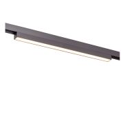 Lucide Linial Glyx - système de rail magnétique - spot sur rail - 30,2 x 1,9 x 2,7 cm - LED 11W incluse - Fonction de gradation et couleur de lumière réglable via l'application - noir chrome mat