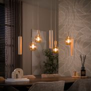 Vico Senso - lampe suspendue - 100 x 20 x 150 cm - beige