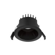 Nova Luce Carpo - spot à encastrer - Ø 100 mm, Ø 90 mm à encastrer - 10W LED inclus - noir
