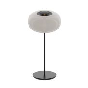 VK lighting Arbor - lampe de table - Ø 20 x 41,7 cm - 10W dimmable LED inclus - blanc et noir