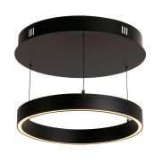 Searchlight Layla - lampe suspendue -Ø 44 x 190 cm - 29W dim-to-warm LED inclus - motion controlled - noir