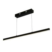 Searchlight Layla - lampe suspendue - 101 x 8 x 190 cm - 29W dim-to-warm LED inclus - motion-controlled - noir