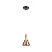Nova Luce Venanzio - lampe suspendue - Ø 12,5 x 120 cm - cuivre